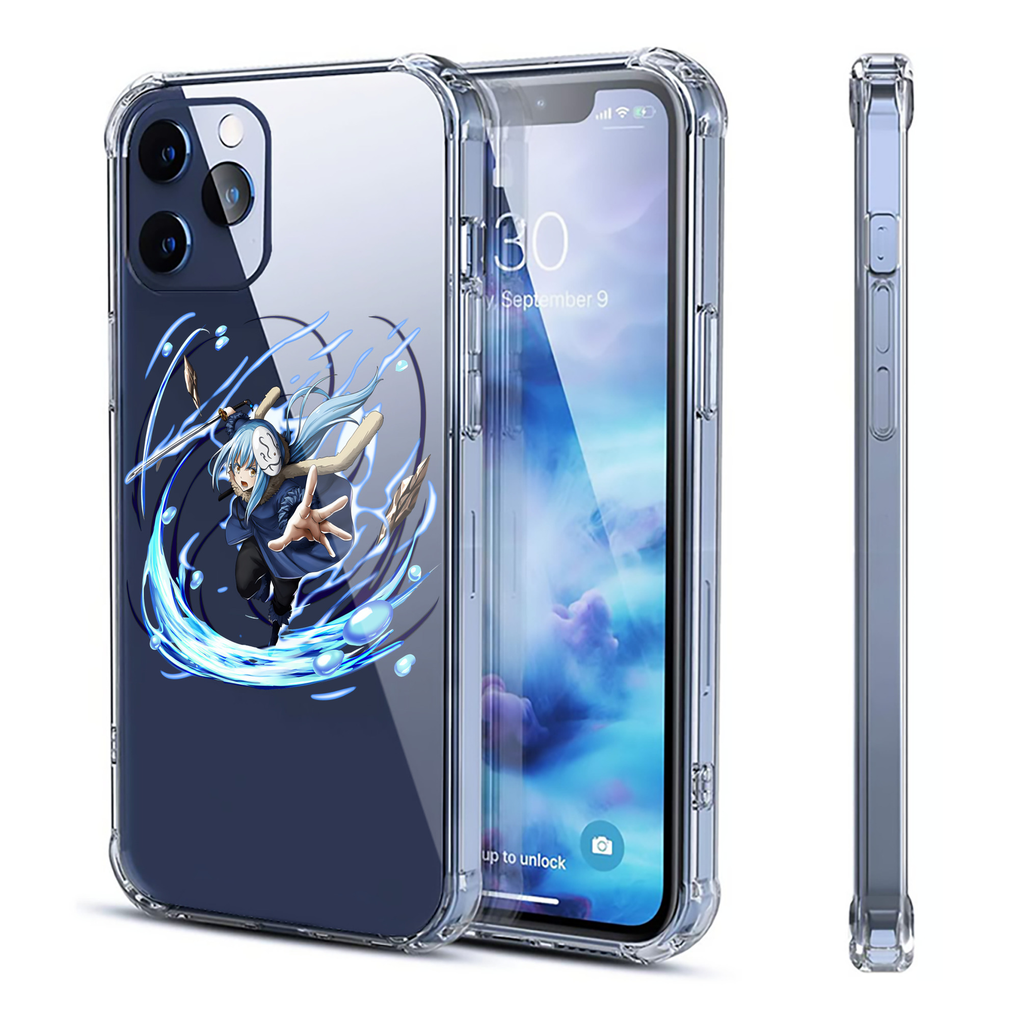 （画像用） 転スラ Regarding Reincarnated to Slime 【iPhone 12シリーズ対応】透明スマホケース（クリアソフトケース）